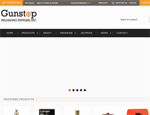 Tablet Screenshot of gunstop.com